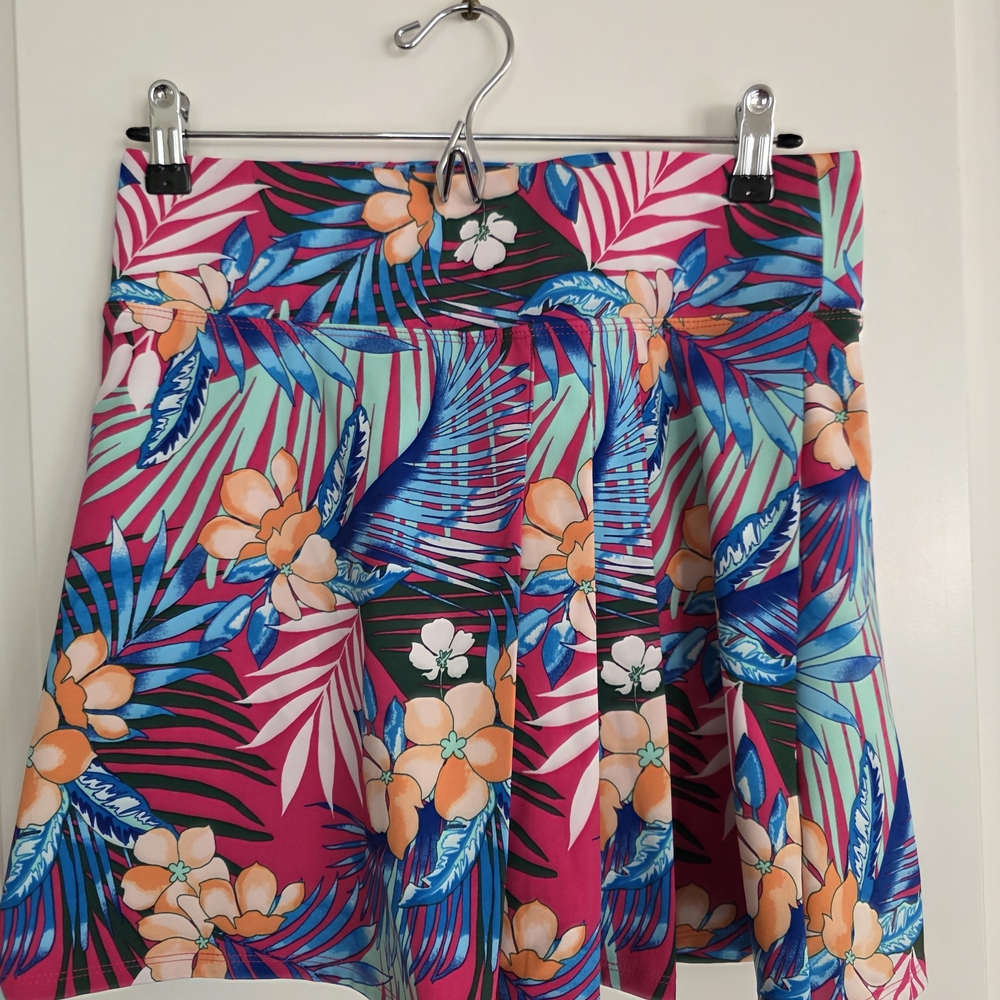 Tommy Bahama Pink Tropical Golf Skort